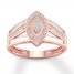 Diamond Ring 1/15 ct tw Round-cut 10K Rose Gold