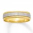 Wedding Band Platinum/18K Yellow Gold 6mm