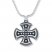 Men's Necklace Maltese Cross Stainless Steel