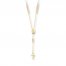 Cross Necklace 14K Tri-Color Gold