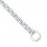 Link Bracelet Sterling Silver 7.75" Length