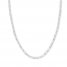 16 Link Chain Necklace 14K White Gold Appx. 3.85mm