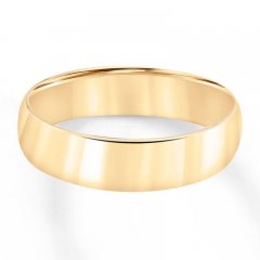 Wedding Band 10K Yellow Gold 6mm