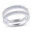 THE LEO Ideal Cut Diamond Enhancer Band 1/2 ct tw 14K White Gold