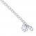 Butterfly Charm Anklet 10" Rolo Chain Sterling Silver