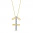 Diamond Sagittarius Necklace 1/10 ct tw 10K Yellow Gold 18"