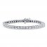 Previously Owned Diamond Bracelet 1 ct tw Round-cut 10K White Gold