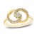 Encircled by Love Diamond Ring 1/3 ct tw Round-cut 10K Yellow Gold
