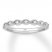 Diamond Wedding Band 1/10 ct tw Round-cut 14K White Gold