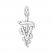 Veterinarian Charm Sterling Silver