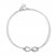 Infinity Love Bracelet Sterling Silver