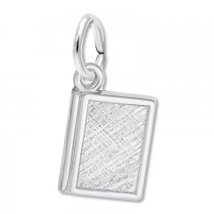 Book Charm Sterling Silver