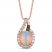 Le Vian Opal Necklace 1/4 ct tw Diamonds 14K Strawberry Gold 18"