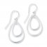 Teardrop Earrings Sterling Silver