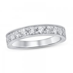 Diamond Anniversary Ring 1 ct tw 14K White Gold