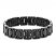 Men's Black Diamond Bracelet 1/2 ct tw Stainless Steel/Black Ion Plating 8.5"