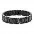 Men's Black Diamond Bracelet 1/2 ct tw Stainless Steel/Black Ion Plating 8.5"