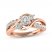 Three-Stone Diamond Engagement Ring 1 ct tw Round-cut 14K Rose Gold