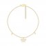 Diamond Butterfly Anklet 1/10 ct tw 10K Yellow Gold