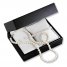 Cultured Pearl Set Necklace/Bracelet Sterling Silver Earrings