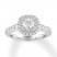 Diamond Engagement Ring 1 ct tw Round-cut 14K White Gold