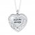 Heart Necklace With Me Always Sterling Silver