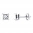 Radiant Reflections 1/2 ct tw Diamonds 10K White Gold Earrings