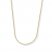 Wheat Chain Necklace 14K Yellow Gold 24" Length