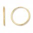 Endless Hoop Earrings 14K Yellow Gold 12mm