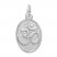Yoga Charm Om Symbol Sterling Silver