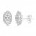 Diamond Earrings 1/2 ct tw 14K White Gold