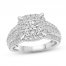 Diamond Engagement Ring 1-1/2 ct tw Round-cut 14K White Gold