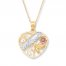 Abuela Grandmother Necklace 14K Two-Tone Gold