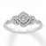 Diamond Ring 1/6 ct tw Round-cut Sterling Silver