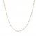 Beaded Cable Chain Necklace 14K Yellow Gold 16" Length