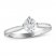 Diamond Solitaire Engagement Ring 1 ct tw Round-cut 14K White Gold