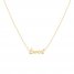 "Loved" Choker Necklace 14K Yellow Gold