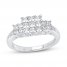 Diamond Engagement Ring 1 ct tw Princess-cut 14K White Gold