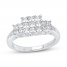 Diamond Engagement Ring 1 ct tw Princess-cut 14K White Gold