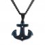 Men's Anchor Necklace Stainless Steel/Ion-Plating 24"
