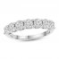 Radiant Reflections Diamond Anniversary Ring 1 ct tw Round-Cut 14K White Gold