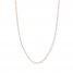 Beaded Curb Chain Necklace 14K Yellow Gold 24" Length