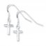 Cross Earrings Sterling Silver