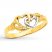 Heart Ring 14K Yellow Gold