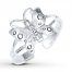 Butterfly Toe Ring Sterling Silver