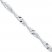 Twist Anklet Sterling Silver 9" Length