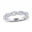 THE LEO Legacy Lab-Created Diamond Wedding Band 1/3 ct tw Round-cut 14K White Gold