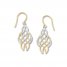 Chandelier Earrings 14K Two-Tone Gold