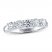 THE LEO Ideal Cut Diamond Anniversary Ring 1 ct tw 14K White Gold