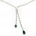 Le Vian Emerald Necklace 3-1/6 ct tw Diamonds 18K Vanilla Gold